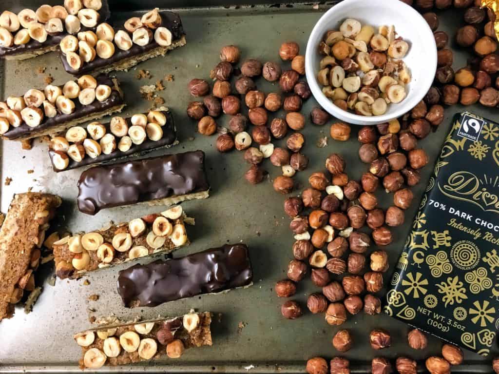 healthy dark chocolate nut bar Baked Ambrosia